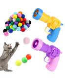 LPMXYW 35pcs Cat Ball Gun Interactive Toy Plush Ball Shooting Gun for Cats Cat Toy Launcher Launcher Cat Colorful Plush Toy Balls for Funny Cat Toys Indoor Kitten for Training Playing Pet Supplies - Buy Online on GoSupps.com