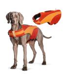 Shop Hjyokuso Dog Life Jacket - Adjustable Reflective Swimming Aid for Dogs | Buoyant & Durable - Perfect for Boating Canoeing & Swimming (Red M) - Buy Online on GoSupps.com