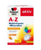Double heart a -z Multivitamin + minerals - 21 selected nutrients to support health and well -being - 6 x 15 effervescent tablets 1 piece (90s pack) - Buy Online on GoSupps.com
