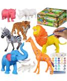 Yileqi Safari Animal Painting Kit for Kids - DIY Arts and Crafts Set for Boys and Girls Ages 4-8 - Jumbo Jungle Animal Toy Art Supplies - Perfect Gift for Kid Activities - Buy Online on GoSupps.com