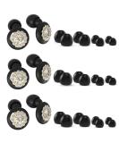 GUDATOST Concert Ear Plugs - Reusable Hearing Protection for Sleeping Snoring Swimming & Noise Sensitivity - 35dB Noise Reduction - 3 Pairs Pack (Black - Buy Online on GoSupps.com