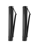 2-Pack Extendable Poster Tubes Expand from 24.5 to 40 with Shoulder Strap | Carry Documents Blueprints Drawings and Art | Black Portable Durable Round Storage Cases with Lids and Labels - Buy Online on GoSupps.com