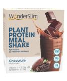 WonderSlim Plant Based Meal Replacement Shake - Keto Friendly Chocolate 15g Protein Low Carb Low Sugar Gluten Soy & Dairy Free (7 Pack - Buy Online on GoSupps.com