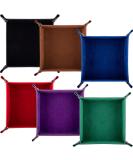 SIQUK 6-Pack Velvet Dice Tray Set for RPG DND and Table Games - Buy Online on GoSupps.com