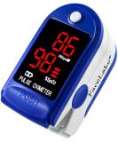 FaceLake FL400 Fingertip Pulse Oximeter with Carrying Case - Blue - Buy Online on GoSupps.com
