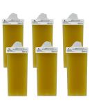 Dermawax Honey Roll-On Warm Wax Cartridges | 6x100ml for Hair Removal - Upper Lip & Eyebrow Waxing - Buy Online on GoSupps.com