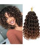 GoGo Curl Crochet Hair 10 Inch 8 Packs Water Wave Short Beach Curl Synthetic Deep Twist Extensions T30 - Buy Online on GoSupps.com