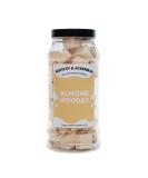 Almond Nougat - (500g) Original Lonka Almond Nougat in a Gift Jar By Bentley & Ackerman's Sweet Shop. - Buy Online on GoSupps.com