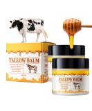 Buy Grass Fed Organic Tallow & Honey Balm - All-Purpose Natural Skin Care Moisturizer (2pcs - Buy Online on GoSupps.com