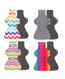 Cloth Menstrual Pads Heavy Flow Overnight Reusable Sanitary Pads 4Pcs + Wet Bag - Thank u Mom - Buy Online on GoSupps.com