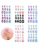 Xinzistar 120 pieces of nails to stick on for children self -adhesive artificial fingernails set false nail set artificial nail ti -gift for girls nails gift - Buy Online on GoSupps.com