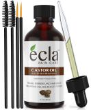 Organic Cold Pressed Castor Oil 60ml - USDA Certified for Hair Growth - Includes Brushes and Applicator Kit - Buy Online on GoSupps.com