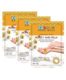 3 Pairs Hands Moisturizing Gloves Hand Skin Repair Renew Mask w/Infused Collagen Moisture Enhancing Gloves for Dry Aging Cracked Hands(Honey&Milk)) - Buy Online on GoSupps.com