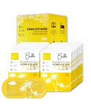 LEYE 16-Pack Chamomile Steam Eye Mask for Dry Eyes, Dark Circles, Puffiness - Migraine Relief & Stye Removal - Buy Online on GoSupps.com