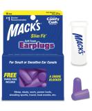 Mack's Slim Fit Soft Foam Earplugs 10 Pair - Small Ear Plugs for Sleeping, Snoring, Travel, Concerts, Shooting Sports, Power Tools - Buy Online on GoSupps.com