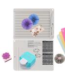 2Pcs Multi-Purpose Scoring Board Set for Card Making and DIY Projects - Envelope Maker, Bone Folder, Corner Rounder Punch - White & Blue Score Board - Buy Online on GoSupps.com
