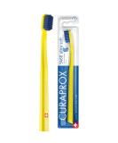 Curaprox Toothbrush CS 5460 Ultra Soft - Eco-Friendly Manual Toothbrush for Adults with 5460 CUREN Bristles - Yellow-Blue - Buy Online on GoSupps.com