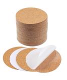 Self-Adhesive Cork Circle 4 Inch Diameter (40 PCS) - Strong Adhesive Mats for Coasters, Wall Decor, DIY Crafts - Buy Online on GoSupps.com