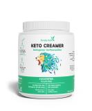 Simply Keto Keto Creamer Storage socket 450g - without adding sugar ketogenic coffee white for delicious milk coffee - with coconut oil & pasture butter - without sugar & carbohydrates - optimized for taste - Buy Online on GoSupps.com
