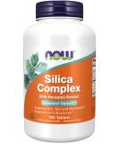 Now Foods Silica Complex 180 Tablets - Promote Healthy Hair, Skin & Nails - Buy Online on GoSupps.com