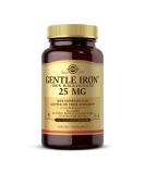 Solgar Gentle Iron 25 mg - 180 Vegetarian Capsules | Boost Energy & Support Health - Buy Online on GoSupps.com