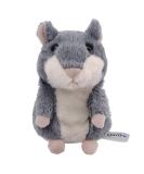 Qwifyu Talking Hamster Interactive Stuffed Plush Animal Talking Toy Cute Sound Effects with Repeats Your Said Voice Best Buddy for Kids Gift Age 3+ (Gray) - Buy Online on GoSupps.com