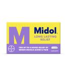 Midol Long Lasting Relief, Menstrual Pain Reliever & Fever Reducer, Caplets with Acetaminophen for Menstrual Symptom Relief - 20 Count (Packaging May Vary) - Buy Online on GoSupps.com