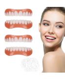 2 Pairs of Cosmetic False Teeth Veneers | Temporary Dentures & Provisional Denture Covers - Buy Online on GoSupps.com