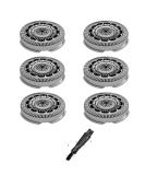 SH90/72 Shake Head for Philips Series 9000 - Replacement Blades for Philips Razor S9XXX & S8XXX (6 Pack) - Buy Online on GoSupps.com