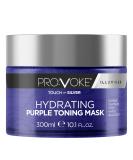 PROVOKE Touch Of Silver Hydrating Purple Toning Hair Mask 300ml - Brightens Blonde, Platinum, White, Grey Hair | Nourishing Treatment for Damaged Hair - Buy Online on GoSupps.com