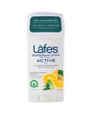 Lafe's Natural Deodorant Stick - Aluminum Free, Paraben Free, 24-Hour Citrus & Bergamot Protection - 2.25oz for Men & Women - Buy Online on GoSupps.com