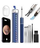 Buy S5 Ear Wax Removal Tool with 10 MP Camera & LED Cordless Wireless Ear Cleaner for iOS & Android Includes Otoscope Tweezer & 12 Ear Spoons - Buy Online on GoSupps.com