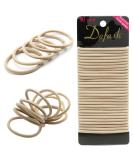 Dofash 30 PCS Blonde Hyper Elastic Hair Ties | Beige Ponytail Holders for Women's Hair | 4mm x 5.5 | 30 Count Pack - Buy Online on GoSupps.com
