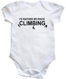 Hippowarehouse Rock Climbing Baby Vest Bodysuit - Short Sleeve for Boys & Girls - Buy Online on GoSupps.com