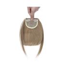 Clip In Bangs Hair Extensions - Dark Ash Blonde Front Neat Fringe Hairpiece for Women - Buy Online on GoSupps.com