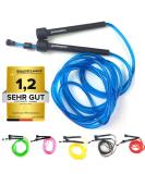 Sportivonetic Premium Springeil for adults & children women & men - for fitness crossfit sports boxing and leisure - adjustable size - Speed Rope Jump Rope jumping rope blue - Buy Online on GoSupps.com