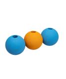 Amazon Basics Rubber Fetch Toy Dog Balls 6.35 cm (3-Pack) Blue Orange Standard Balls 6.35 cm (3-Pack) - Buy Online on GoSupps.com