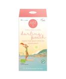 Organic White Tea with Apricot Peach | Biodegradable Double Chamber Tea Bags - 20 Count pack | JUST T Darling Peach - Buy Online on GoSupps.com