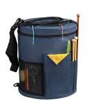 SumDirect Knitting Bag - Portable Yarn Organizer Tote for Knitting and Crochet - Blue - Buy Online on GoSupps.com