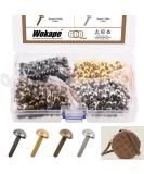 Wokape Paper Fasteners Brads Round Fasteners (Mixed Color-8mm) - 600Pcs 4 Colors 8 * 15MM Mushroom Head Round Paper Fasteners Metal Brads Assortment Kit  Decorative Brads for School Office Crafts - Buy Online on GoSupps.com