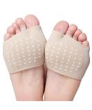 Zakasa Midfoot Cushion & Forefoot Pads - Gel Silicone Football Cushions for Men & Women - Soft Anti-Slip Size L - 1 Pair Skin Color - Buy Online on GoSupps.com