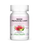 Maxi Health Prenatal Caps 120 Count - Essential Prenatal Support - Pack of 1 - Buy Online on GoSupps.com