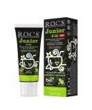 ROCS Junior Coconut & Vanilla - Vegan Toothpaste - Coconut Vanilla Toothpaste - 6-12 years old - Fluoride free - Buy Online on GoSupps.com