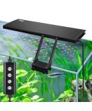 hygger Clip On 24/7 Lighting Aquarium LED Light, 14W Sunrise-Daylight-Moonlight Mode and DIY Mode, Adjustable Timer Adjustable Brightness Fish Tank Light with 7 Colors for Planted Tank - Buy Online on GoSupps.com