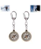 Vintage Pocket Compass Keychain - Mini Durable Compass Set (2 Pieces) for Friends & Family - Perfect Gift for Adventurers - Buy Online on GoSupps.com