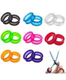 16 PCS Soft Silicone Scissors Finger Rings Dog Grooming Pet Shears Ring Thumb Inserts Finger Protector Ring Scissor Accessories for Barber Dog Hair Cutting Scissors (8 Colors) - Buy Online on GoSupps.com