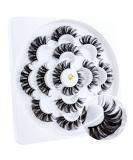 7 Pairs of 3D False Eyelashes Set | Reusable Natural Artificial Eyelashes (004) - International Shipping Available - Buy Online on GoSupps.com