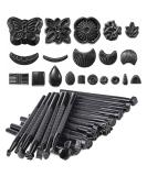 YUENTOEN 20Pcs Leather Stamping Tools Sets - Premium Saddle Stamp Punch Set for DIY Leather Craft - Buy Online on GoSupps.com