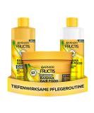 Buy Garnier Fructis Rich Hair Care Set - Deep Nourishment with Vitamin & Lipid Complex | Banana Hair Food Shampoo & 3-in-1 Mask | 400ml & 1.2L Pack - International Shipping Available - Buy Online on GoSupps.com