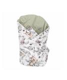 Newborn Cotton Swaddle Wrap Blanket Sleeping Bag 0-3 Months (Forest) - Baby Essentials - Buy Online on GoSupps.com